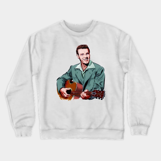 Eddy Arnold - An illustration by Paul Cemmick Crewneck Sweatshirt by PLAYDIGITAL2020